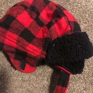 6-12 month plaid hat
